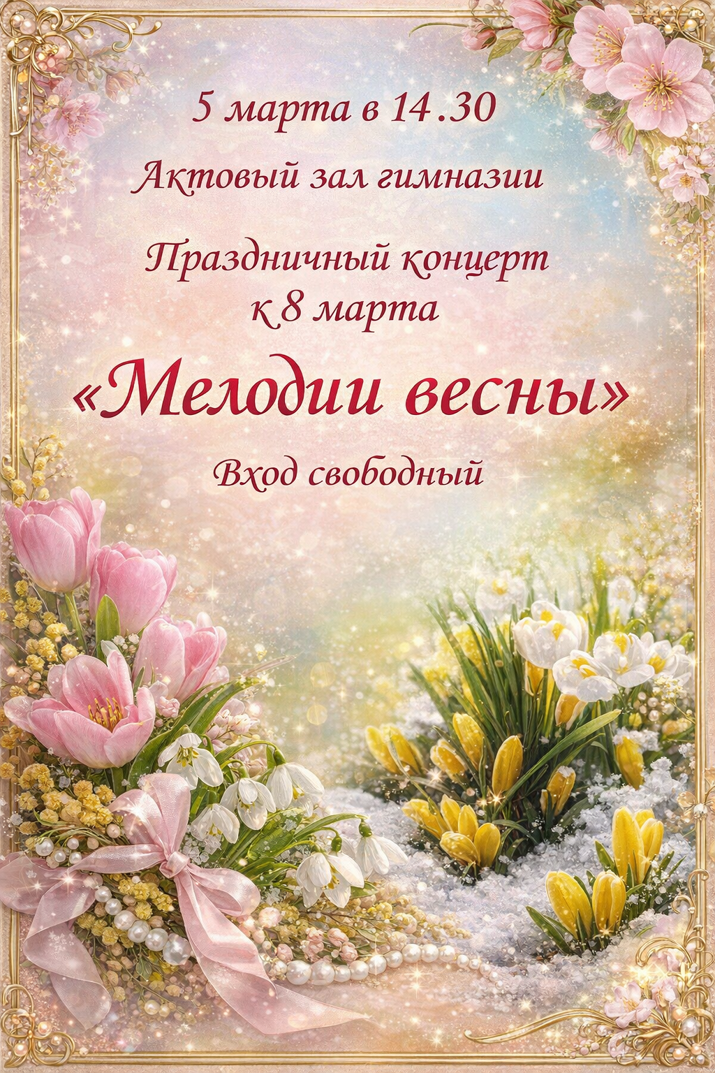 Праздничный концерт «Мелодии весны»